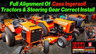 Full Alignment Of Case Ingersoll Tractors & Steering Gear Install. Similar for Other Brands Too.