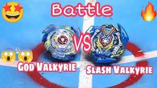 🔥  SLASH VALKYRIE vs GOD VALKYRIE VALTRYEK 🔥 BEYBLADE | Beyblade Burst GT