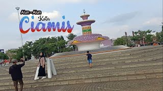 Alun - Alun Ciamis Yang Sedang Direnovasi