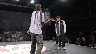 Free Spirit Festival 2019 Championship//Joshua & D´Junelle vs Boogie G & Dimi //Popping - 1/2