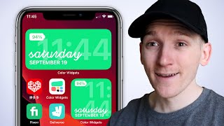 How to Use Custom Colour Widgets App in iOS 14 - So Cool!