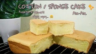 Cara Membuat Sponge Cake | Resep Kue empuk dan lembut | Resep bolu berbulu