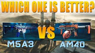 M5A3 VS AM40: Which is the better AR? Battlefield 2042 | We test their DAMAGE and RECOIL