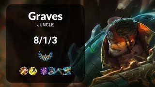 Graves vs Nidalee JUNGLE - KR CHALLENGER Patch 14.22