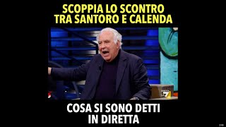 “Poveretti”. Santoro asfalta Calenda e scoppia lo scontro: cosa si sono detti in diretta