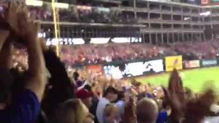 Mike Napoli 3 run homerun in game 4 of the 2011 World Series