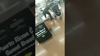 Jacksonville fl police officer punches a guy braking his nose at walmart part 2