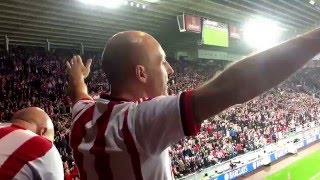 11/5/16 Sunderland v Everton home fans singing we're by far the greatest team