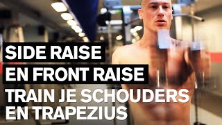 TRAIN JE SCHOUDERS EN TRAPEZIUS met deze combinatie van een Side Raise en Front Raise