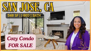 Touring this Cozy Condo FOR SALE in San Jose California | 543 SF | 1 Bed 1 Bath