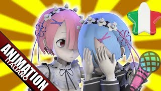 [SFM Anime]  Ram consola Rem (Re:Zero Parodia) ITA