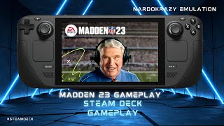 MADDEN 23 STEAMDECK -  GAMEPLAY - WINDOWS 11