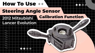 How to Use Steering Angle Sensor Calibration Function on SDS | 2012 Mitsubishi Lancer Evolution