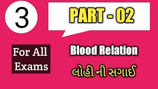 Lecture 3 | PART 2 | Blood Relation | લોહી ની સગાઈ | Maths in Gujarati | education study target