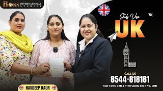 Navdeep Kaur | UK Short Term Study Visa | Client Review | BOSS INTERNATIONALS STUDIES #ukstudyvisa