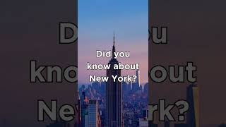 Did you know about New York? #shorts #newyork