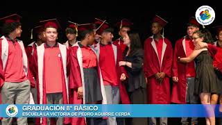 CEREMONIA DE LICENCIATURA 8VO AÑO BÁSICO ESCUELA LA VICTORIA