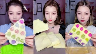 SATISFYING ASMR MUKBANG CRUSH ICE EATING RELAXING SOUNDS