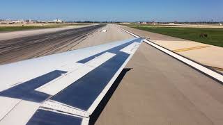 American Airlines MD-80 Landing and Taxi Chicago O'Hare