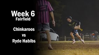 Chinkaroos vs Ryde Habibs - Fairfield Wednesday Oztag - Week 6