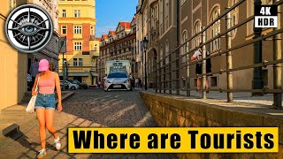 Prague Walking Tour In Search of Tourists 🇨🇿 Czech Republic 4K HDR ASMR