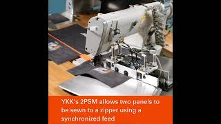 YKK’s 2 Panel Sewing Machine #shorts #machinery #zipper