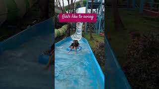 Girls like to swing #wateractivity #adventure #shortsfeed #short #yt #vloggerlife