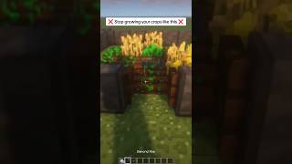 Best and Easiest Nano Crop Farm in Minecraft! #shorts