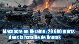 L'Ukraine subit un choc à Koursk : 20 600 soldats perdus