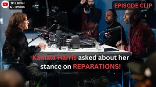 Kamala is asked in town hall, what she will do about reparations for Black folk!