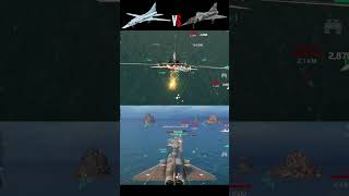 TU-22M3M VS MIRAGE IVP (4P) BURST DAMAGE COMPARING IN MODERN WARSHIPS 🔥🔥🔥#shorts #viral