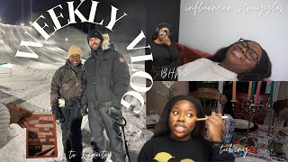 struggles of a *new* content creator, passenger princess life, winter date days | Weekly Vlog