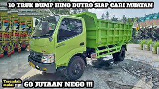 HARGA TRUK DUMP HINO DUTRO BEKAS MULAI 60 JUTAAN NEGO || UPDATE TERBARU 2023 || JUAL BELI YRUK BEKAS