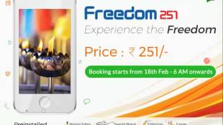 How to order or book Freedom 251 phone