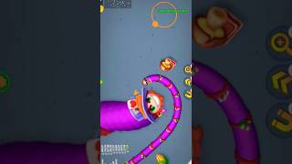 Worms zone magic game play 🐍🐍 killed a biggest snake 😱😱😱#shortsfeed #snakegame #gaming