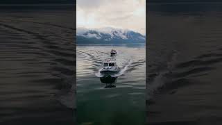 When the cops end up towing your boat! #britishcolumbia #fishing #westcoast #police