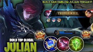 BUILD JULIAN TERSAKIT TOP GLOBAL | BUILD DAN EMBLEM JULIAN TERSAKIT - MOBILE LEGENDS