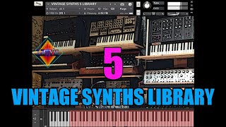 VINTAGE SYNTHS 5 LIBRARY🎼🎹🥁🎷🎺🎸🎻😱😱LIBRERÍAS KONTAKT 🤩490 instrumentos nki🤩Samples KONTAKT🎼🎹BY LMTYM🔥