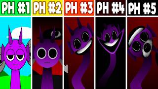 Sprunki Mix! Phase 1 VS Phase 2 VS Phase 3 VS Phase 4 VS Phase 5! Incredibox - Sprunki