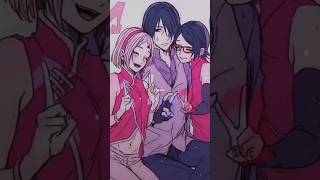 Uchiha Family :)  #uchiha #uchihaclan #uchihafamily #sasuke #sakura #sarada #naruto #anime #shorts