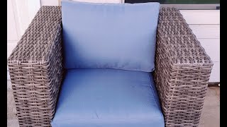 Hampton Bay Outdoor Patio Lounge Chair.