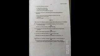 6th semester English previous year question paper Ou |Ou English |