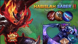 JUNGLER SABER ‼️ ALDOUS SOLUSINYA | Mobile legends