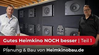 Einzigartig: Dieses Kino wird zum 3. mal umgebaut. 16 x 21" Subwoofer für Trinnov Waveforming