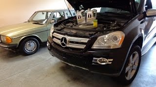 DIY x164 Mercedes GL450 oil change AND assyst OIL service reset