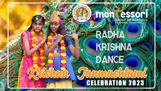 Krishna Janmashtami 2023 | Celebration | Radha Krishna Dance | Montessori High School | Valigonda