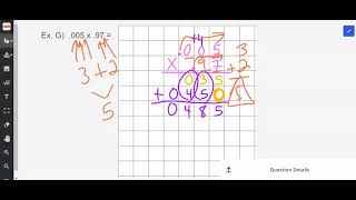 Multiplying Decimals Example G W4D5