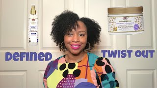 Moisturized Twist out using African Pride Miracle Line |NaturallyJaja