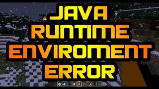 Runtime Environment issues - fix java problems for cracked/legit minecraft