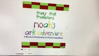 Noah’s Ark Adventure (2024 Extended Edition) on Krazy Krok Productions is October 26th 2024